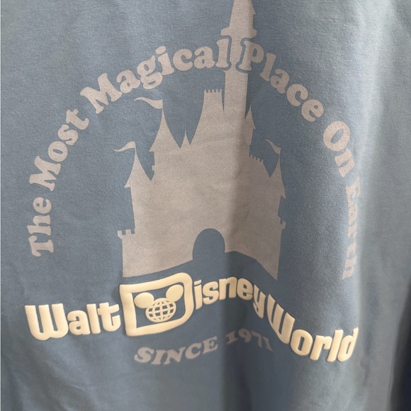 Disney Blue Sweatshirt with White Print - Picture 4 of 4